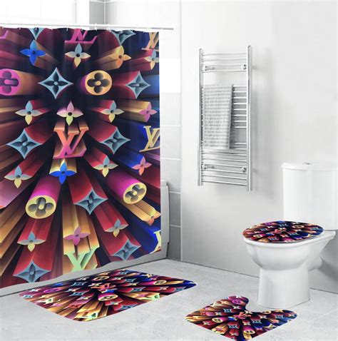 louis vuitton shower|shower curtains louis vuitton.